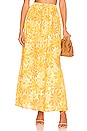 view 1 of 4 Danita Maxi Skirt in Marigold Canaria Floral