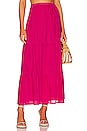 view 1 of 4 Ellaine Maxi Skirt in Fuchsia