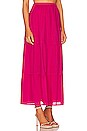 view 2 of 4 Ellaine Maxi Skirt in Fuchsia