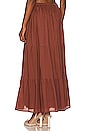 view 3 of 4 Ellaine Maxi Skirt in Chocolate