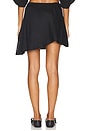 view 4 of 6 Antibes Asymmetrical Mini Skirt in Black