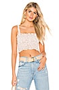 view 1 of 4 Rowe Shirred Top in Pink Rae Floral
