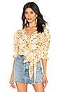 view 1 of 4 Mali Wrap Top in Off White Goldie Floral