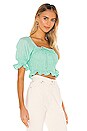view 2 of 4 Lenora Top in Plain Spearmint