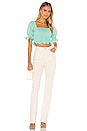view 4 of 4 Lenora Top in Plain Spearmint