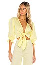 view 1 of 4 Jacinta Top in Plain Daffodil Yellow