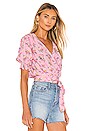 view 2 of 4 TOP ENVOLVENTE LA COLLE in Pink Juliette Floral