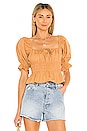 view 1 of 4 Loviana Top in Plain Caramel