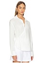 view 2 of 4 Alliste Oversized Wrap Shirt in White