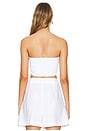 view 3 of 4 Antibes Strapless Top in White