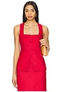view 1 of 4 Jackie Vest in Red