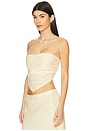 view 3 of 5 x REVOLVE Antibes Strapless Top in Butter
