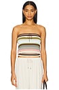 view 1 of 4 Arlette Strapless Top in Meleu Stripe Multi