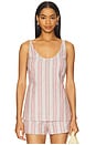 view 1 of 5 Var Top in Watermelon Stripe