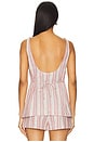 view 3 of 5 Var Top in Watermelon Stripe