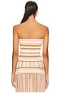 view 3 of 5 BUSTIER CITARA in Puce Sepia Stripe