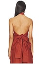 view 3 of 4 Biba Halter Top in Terracotta