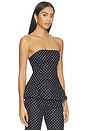 view 2 of 5 Petro Top in Lola Polka Dot Black & Cream
