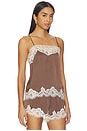 view 2 of 4 Marisol Top in Chocolate Lace