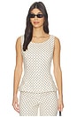 view 1 of 4 Iria Top in Lola Polka Dot Cream & Black