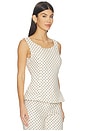 view 2 of 4 Iria Top in Lola Polka Dot Cream & Black