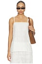 view 1 of 5 Mora Top in Handkerchief Broderie White