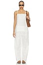 view 4 of 5 Mora Top in Handkerchief Broderie White