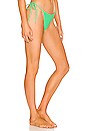 view 2 of 4 Andrea Bikini Bottoms in Plain Green