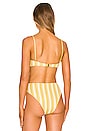 view 3 of 4 Farrah Bikini Top in Temara Stripe Print
