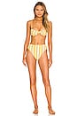 view 4 of 4 Farrah Bikini Top in Temara Stripe Print