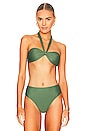 view 1 of 4 Locales Bikini Top in Forest Green