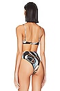 view 3 of 4 Farrah Bikini Top in Sassari Print