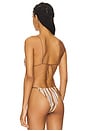 view 3 of 4 El a String Bikini Top in Terracotta Multi Stripe