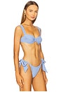 view 2 of 4 Sol Bikini Top in Blue