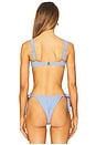 view 3 of 4 Sol Bikini Top in Blue