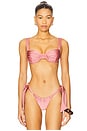 view 1 of 4 Sol Bikini Top in Puce