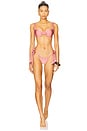 view 4 of 4 Sol Bikini Top in Puce