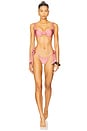 view 4 of 4 Costa Bikini Bottom in Puce