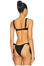 view 3 of 4 Sol Bikini Top in Black