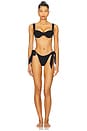 view 4 of 4 Costa Bikini Bottom in Black