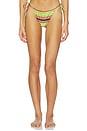 view 1 of 4 Bruna Bikini Bottom in Valencia Stripe