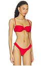 view 2 of 4 TOP BIKINI ESTEREL in Scarlet