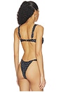 view 3 of 4 HAUT DE MAILLOT DE BAIN DINARD in Lola Polka Dot Black & Cream