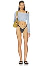 view 5 of 5 BAS DE MAILLOT DE BAIN ANDEZ in Lola Polka Dot Black & Cream