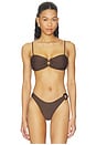view 1 of 4 Maya Bikini Top in Cedar