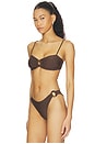 view 2 of 4 Maya Bikini Top in Cedar