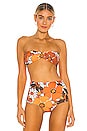 view 1 of 4 MALADY 탑 in Orange Isola Floral
