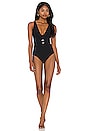 view 1 of 4 Delhi One Piece in Plain Black