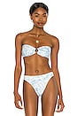 view 1 of 4 TOP BIKINI MALADY in Faye Paisley Print Powder Blue