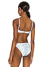 view 3 of 4 Sariska Bikini Top in Faye Paisley Print Powder Blue